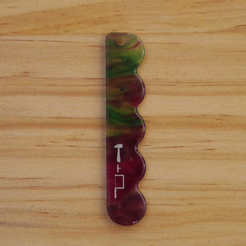 帯飾りの板 改メ 帯挿し〈どどめ色〉