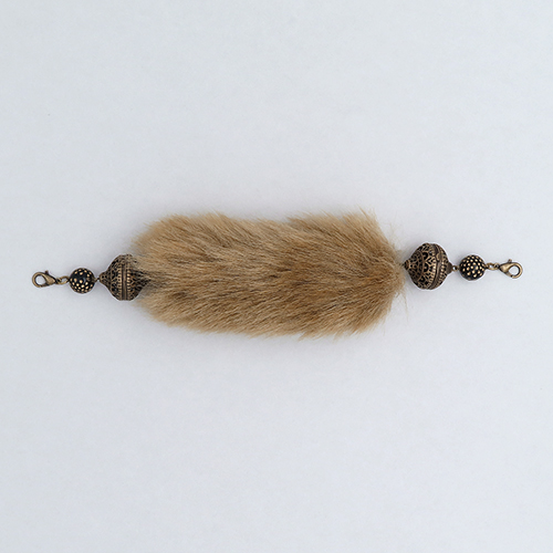 パフィー・ファー羽織紐 【キャメル】