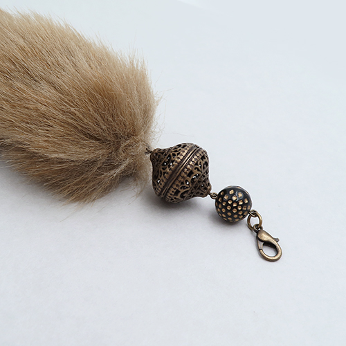 パフィー・ファー羽織紐 【キャメル】