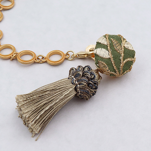 【巳桜No.1】羽織クチュール / 結ばない羽織紐　02