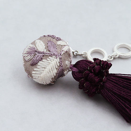 【巳桜No.1】羽織クチュール / 結ばない羽織紐　04