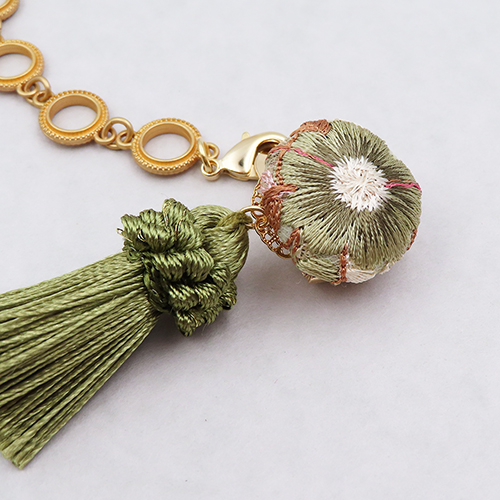 【巳桜No.1】羽織クチュール / 結ばない羽織紐　05