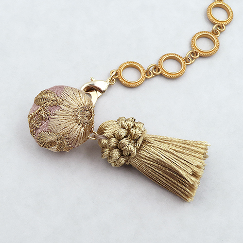 【巳桜No.1】羽織クチュール / 結ばない羽織紐　08