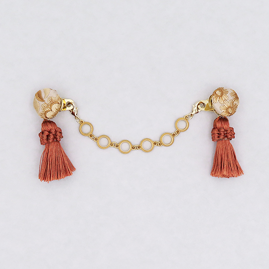 【巳桜No.1】羽織クチュール / 結ばない羽織紐　09