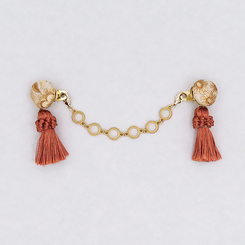 【巳桜No.1】羽織クチュール / 結ばない羽織紐　09