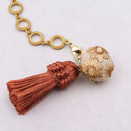 【巳桜No.1】羽織クチュール / 結ばない羽織紐　09