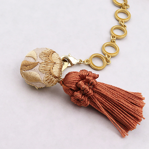 【巳桜No.1】羽織クチュール / 結ばない羽織紐　09