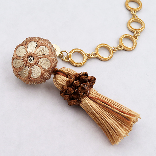 【巳桜No.1】羽織クチュール / 結ばない羽織紐　10