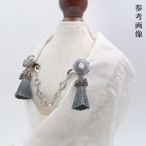 【巳桜No.1】羽織クチュール / 結ばない羽織紐　01