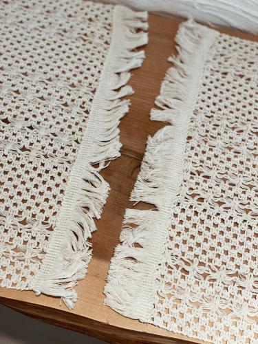 LUNCHEON MAT IVORY (FABRIC)