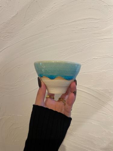 畠山 圭史 「水粒 梅酒碗」 Mitsubo Umeshu cup