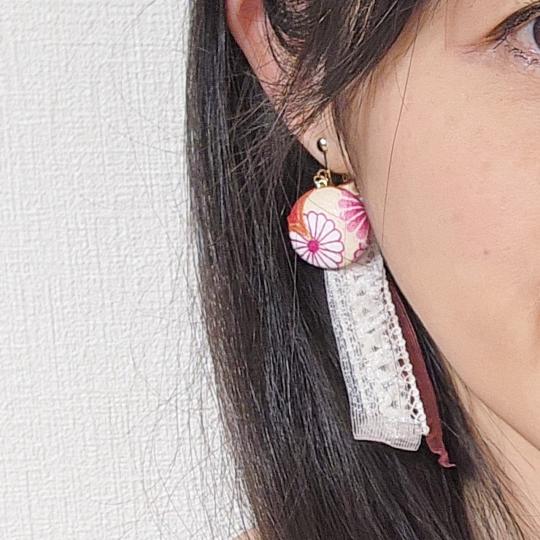 イヤリング(ピアス変更可)/結継