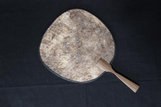 手漉き和紙うちわ　7A6