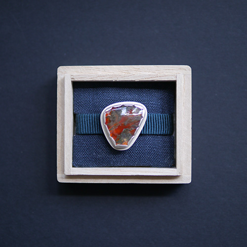 銀製帯留 暗示 inkling (SEA)  "Let’s go fishing!”